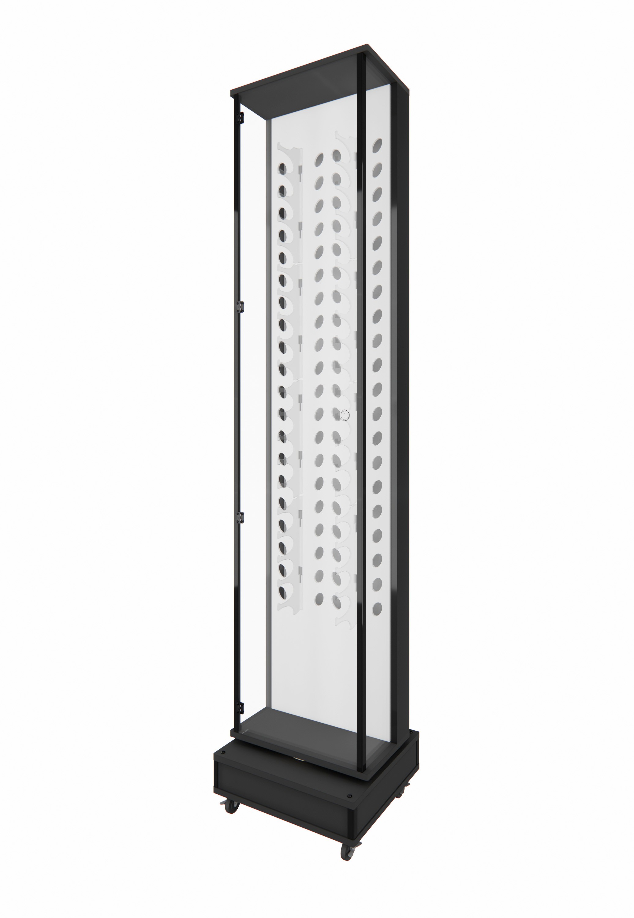 Floor display stand acrylic PVC stand high-grade single-sided column stand
