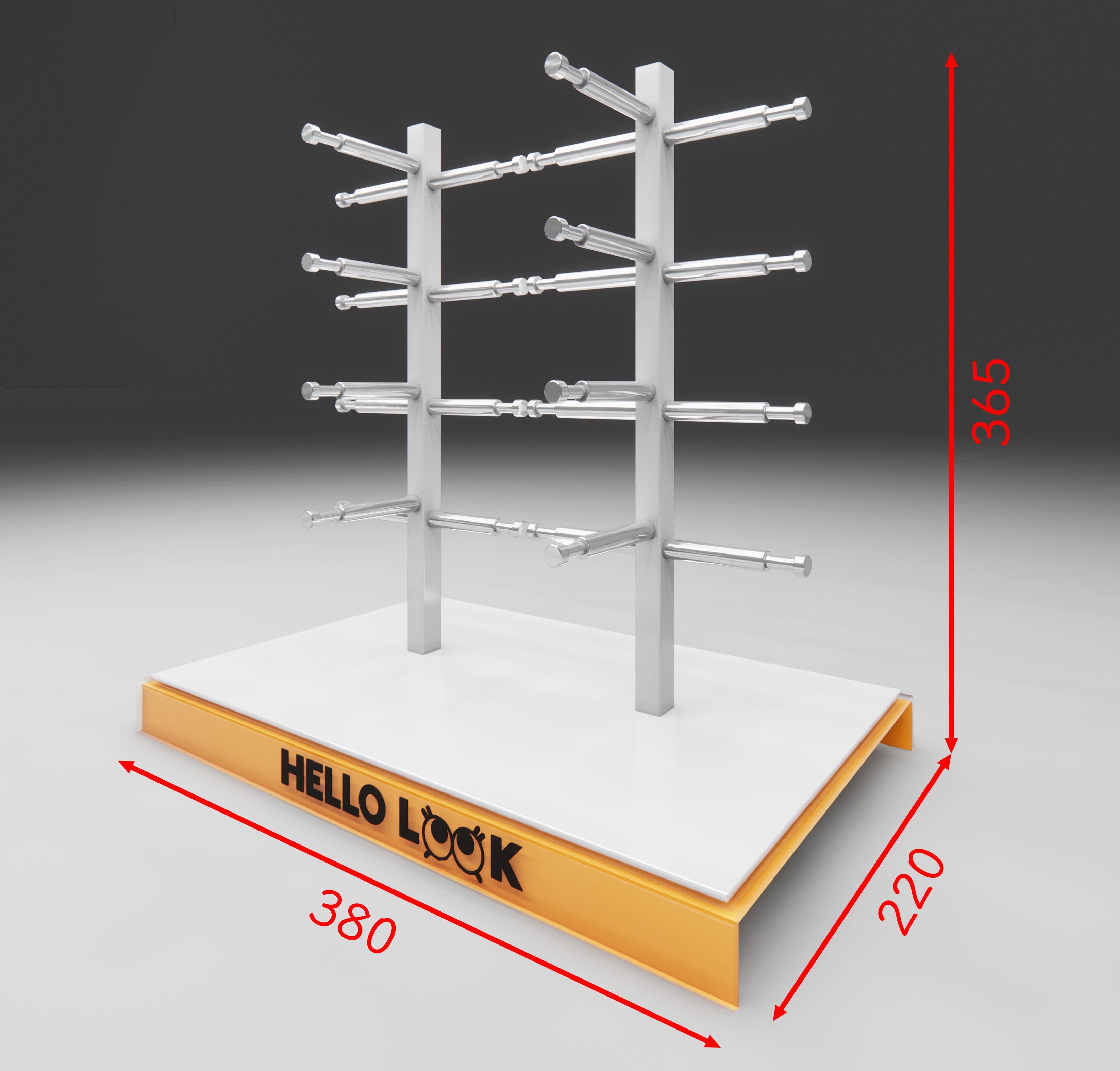 Desktop display stand Iron display stand boutique display stand