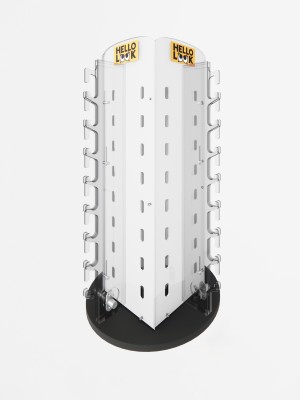 Countertop display rack PVC high-end lock display rack chain supermarket shelves